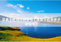 苹果手机有几种型号（苹果手机有多少种型号）
