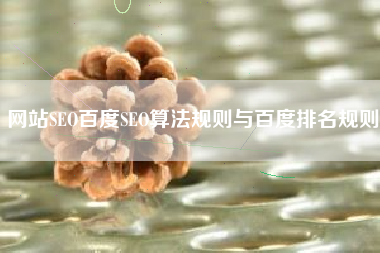 网站SEO百度SEO算法规则与百度排名规则