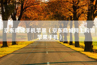 京东商城手机苹果（京东商城网上购物苹果手机）
